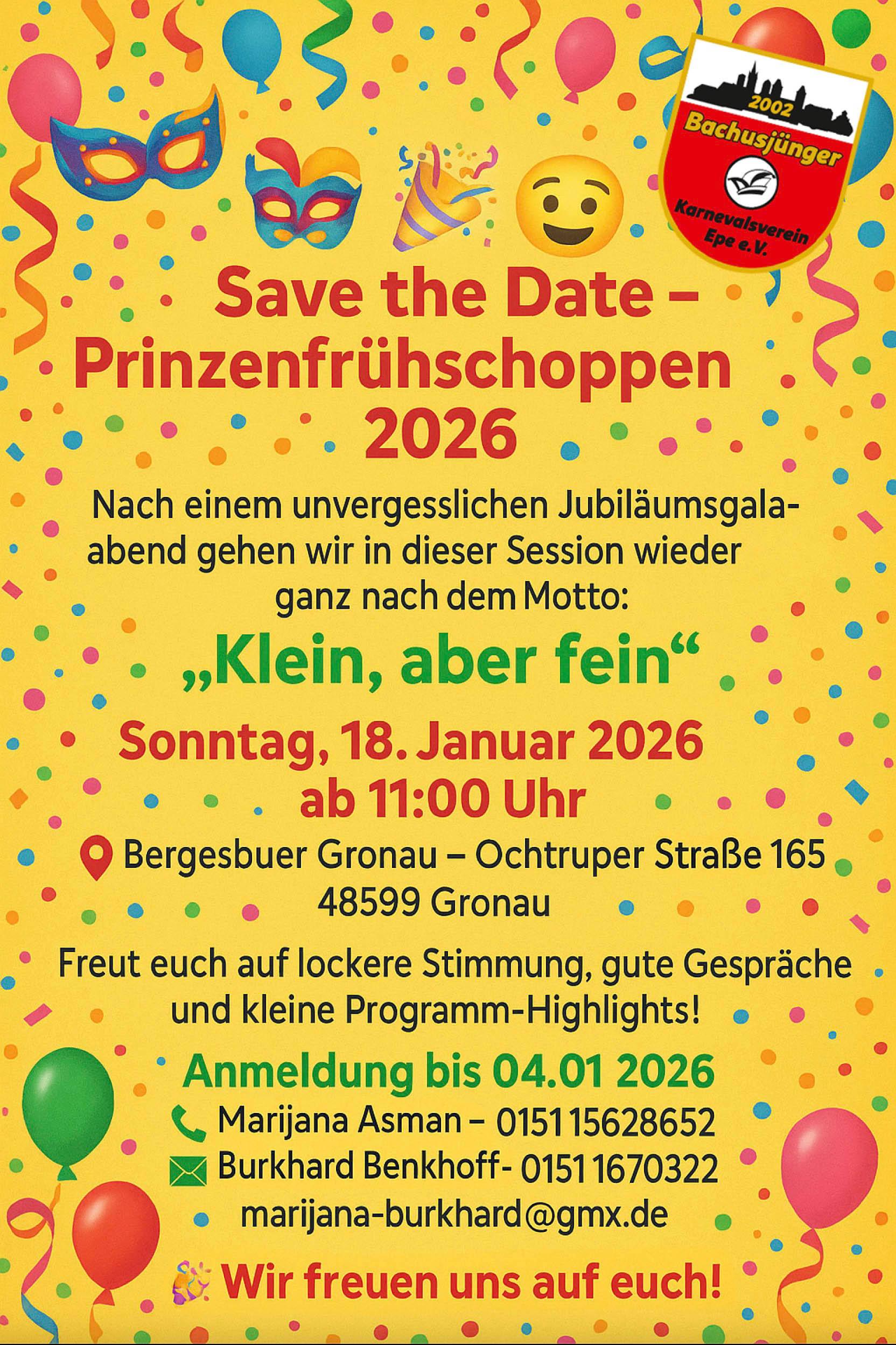 Prinzenfruhschoppen 2026 1